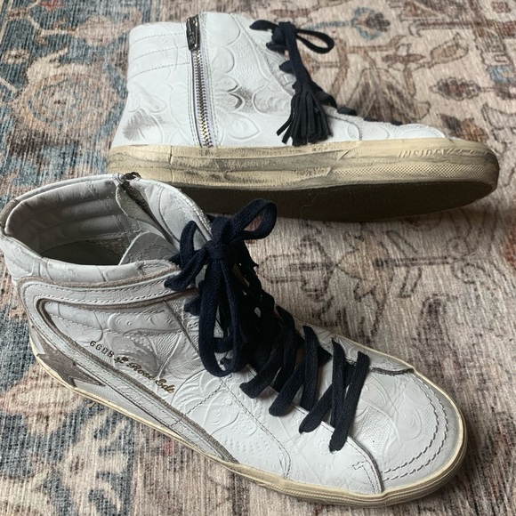 Golden Goose Santa Fe White Flower - Picture 7 of 8